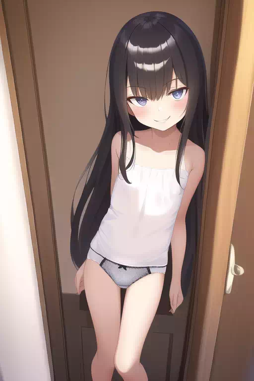 挑発的な視線の女の子 1