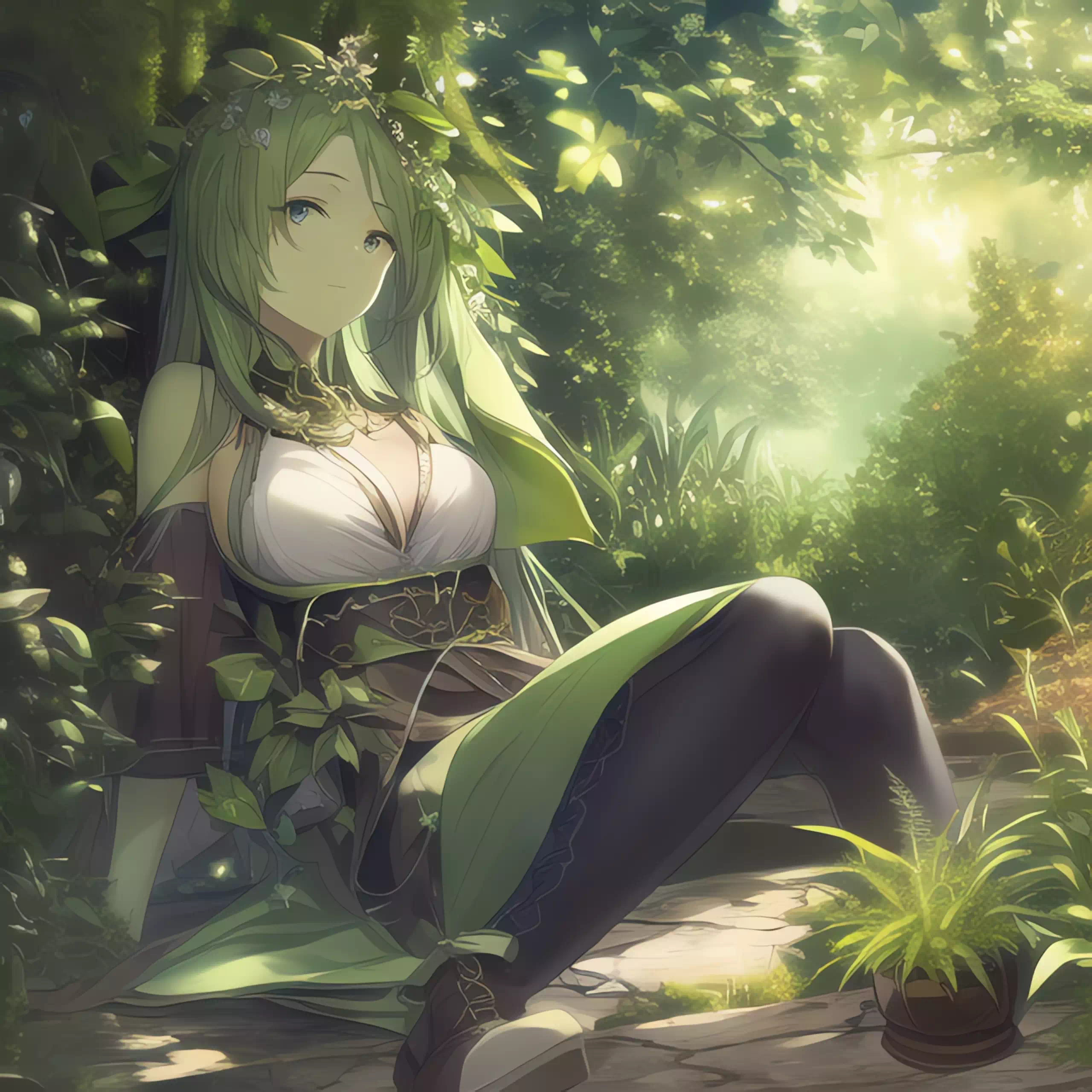 植物娘さん、海の娘さん