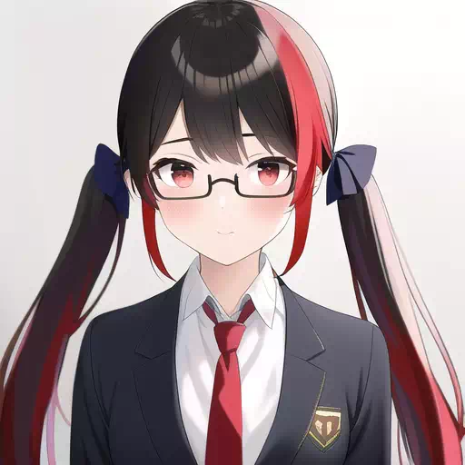 【AI絵】メガネ少女