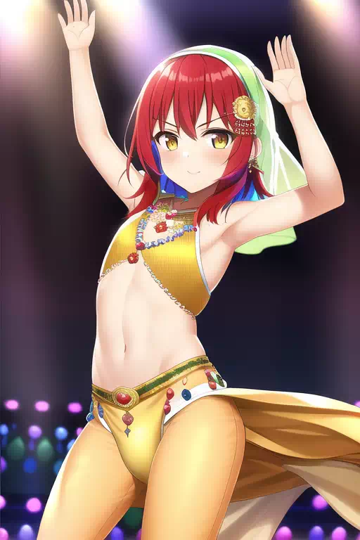 アラビアン踊り子風男の娘