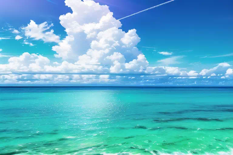 碧い海１