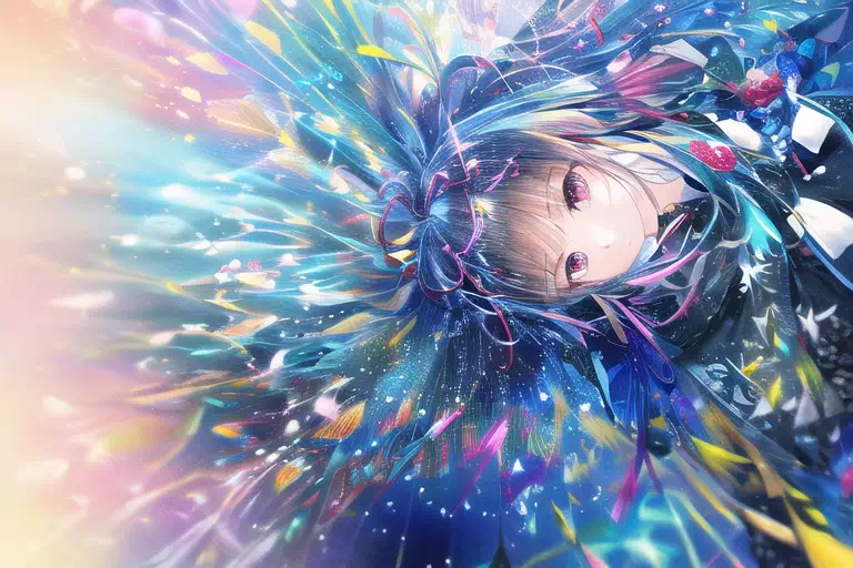 虹色の