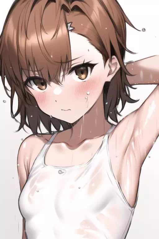 ぐしょ濡れ美琴