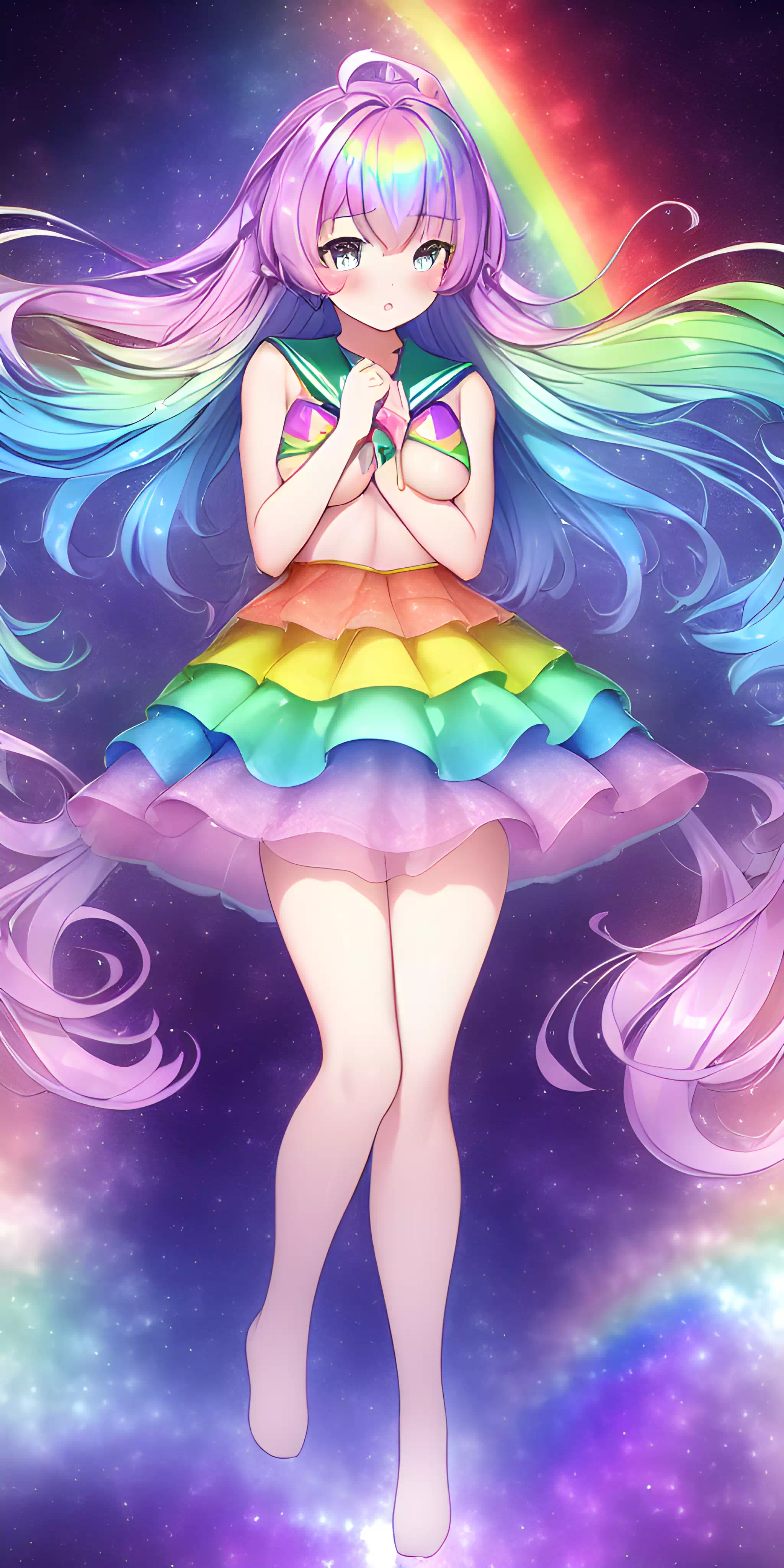 rainbow?dress