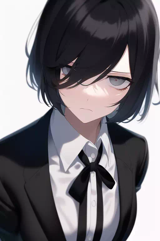 目つきの悪いダウナー系