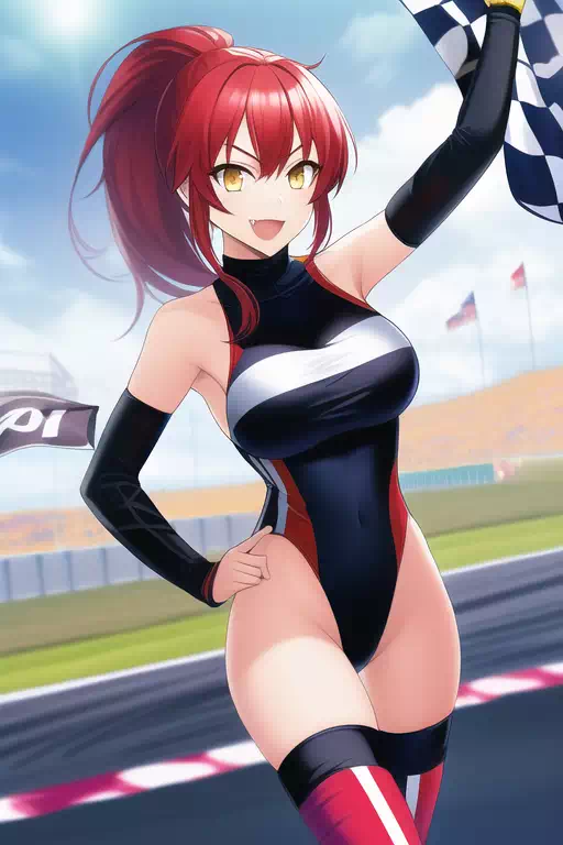 レースクイーン（８千人感謝！）