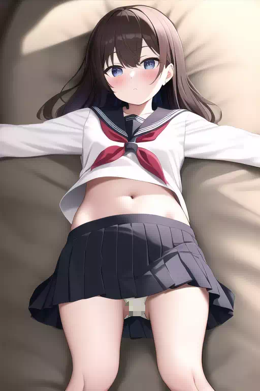 腹チラ