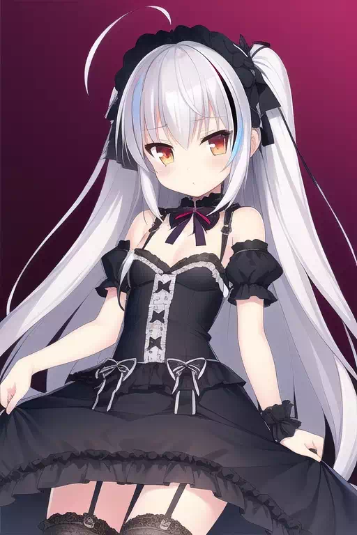【AI／??】白毛吸血鬼美少女