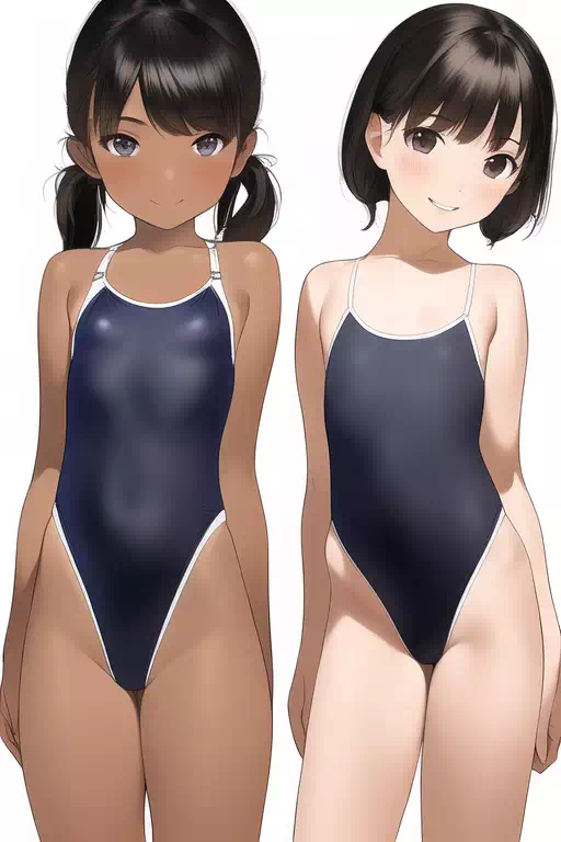 NovelAI生成の褐色メスガキ