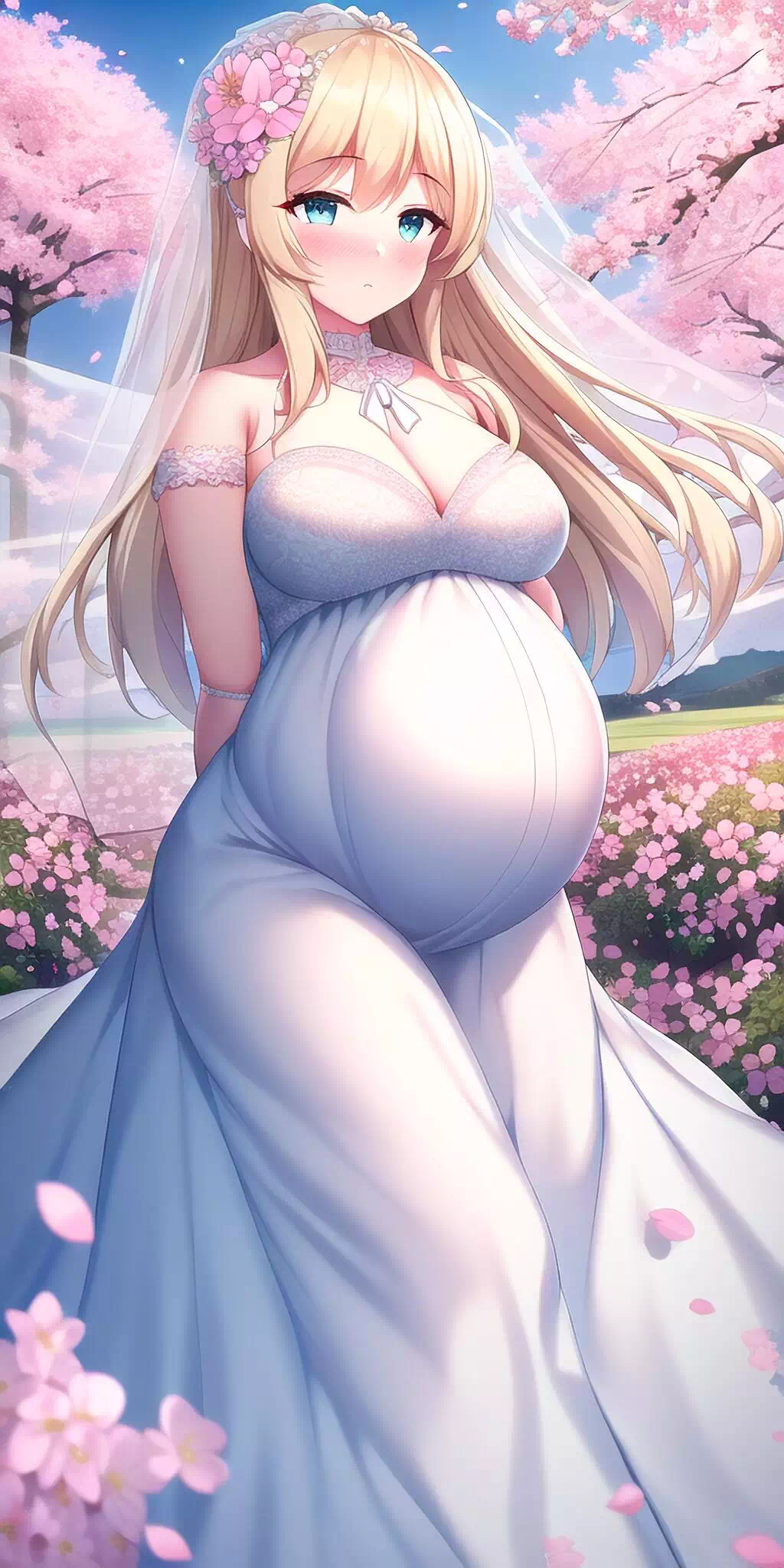 婚?孕肚（未婚先孕？）