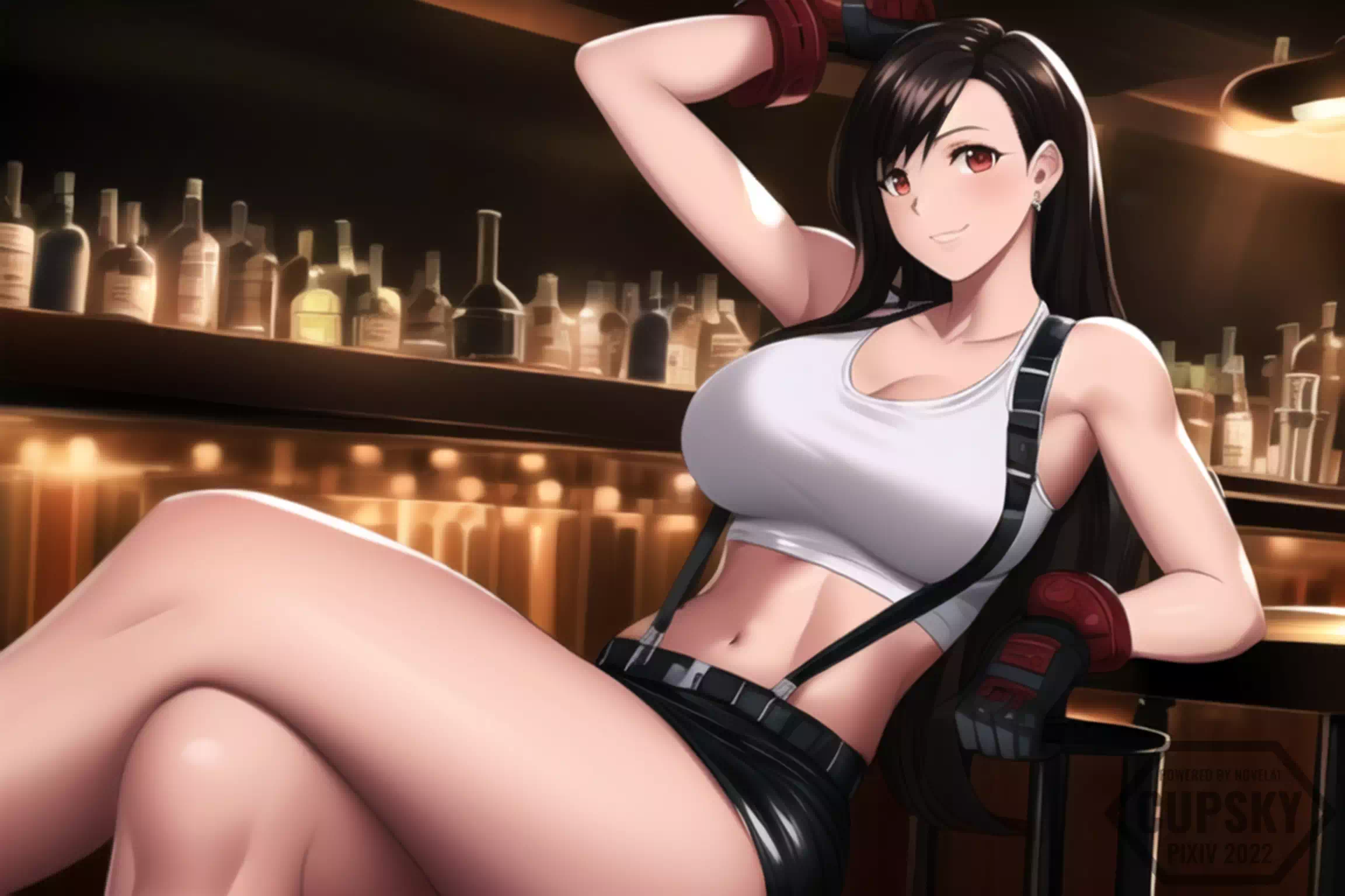 Tifa Lockhart in Bar