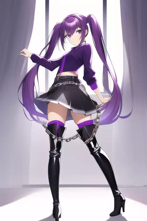 紫ツインテールまとめ