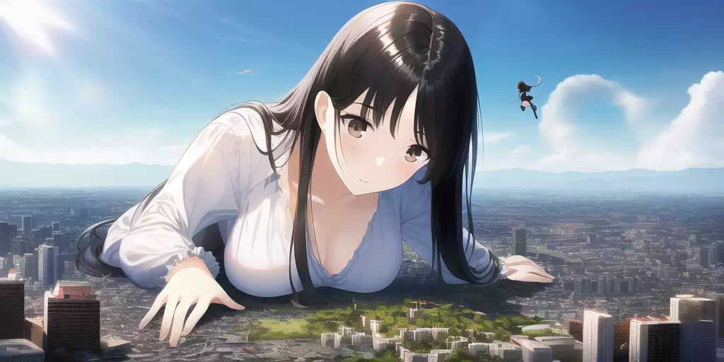 【NovelAI】巨大娘まとめ 黒髪・東京