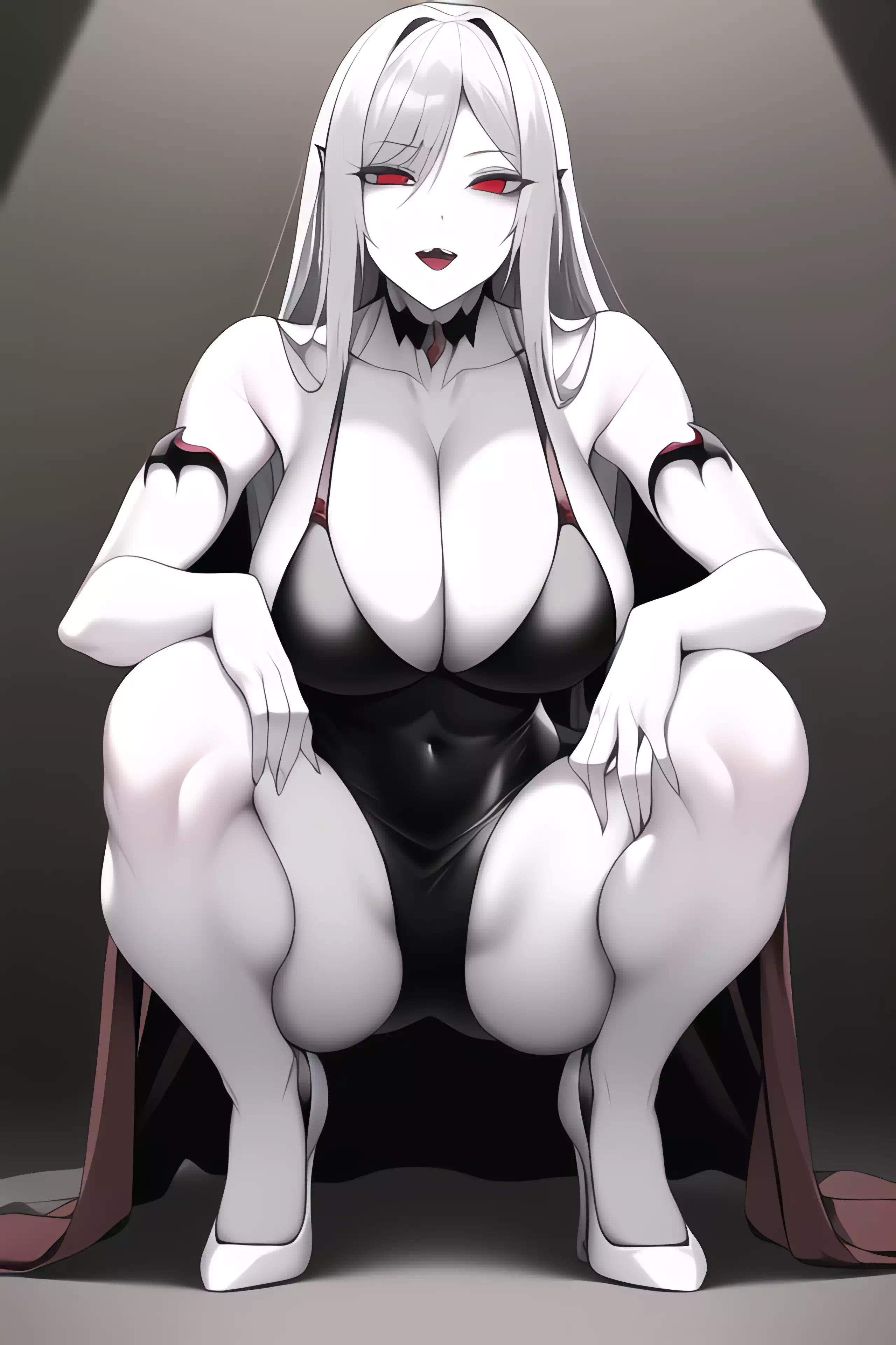 vampire + white skin