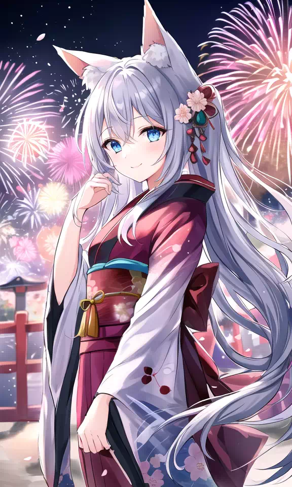 キツネ耳少女