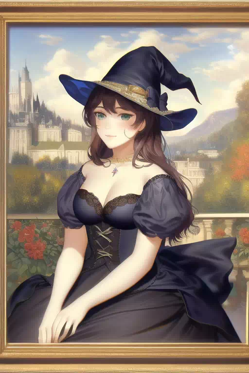 肖像画に棲む魔女