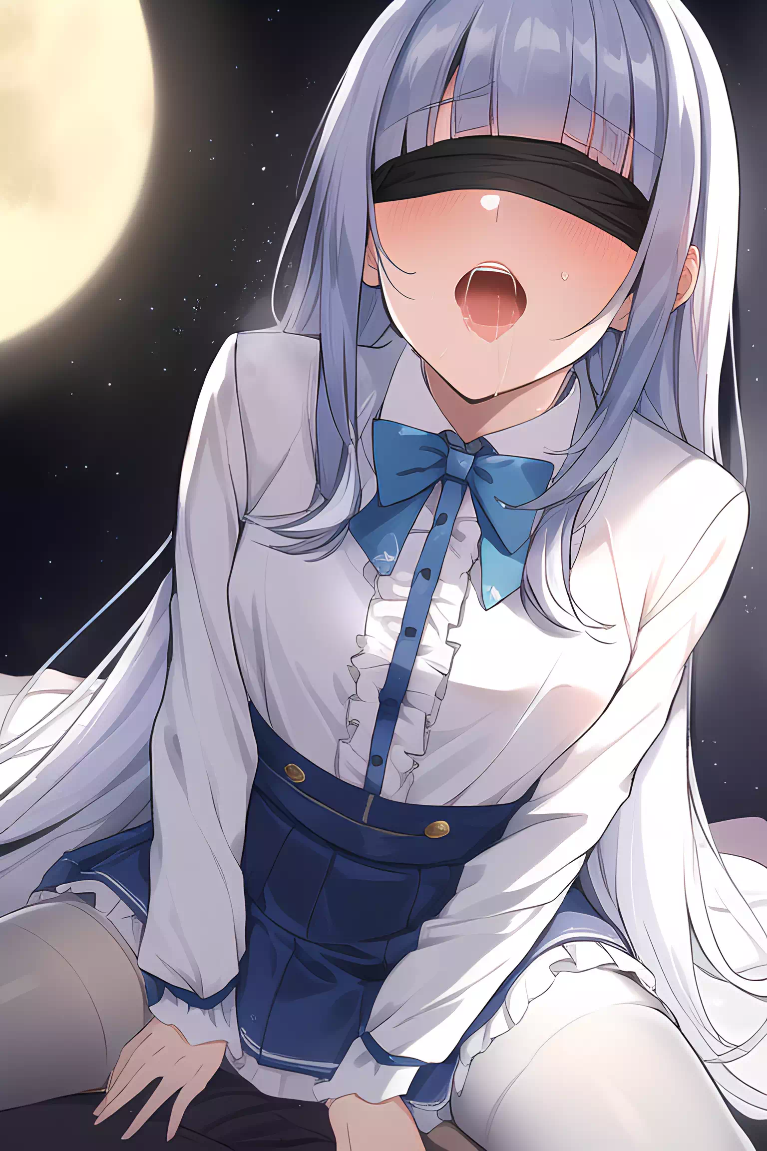 目隠しハァハァ皇女