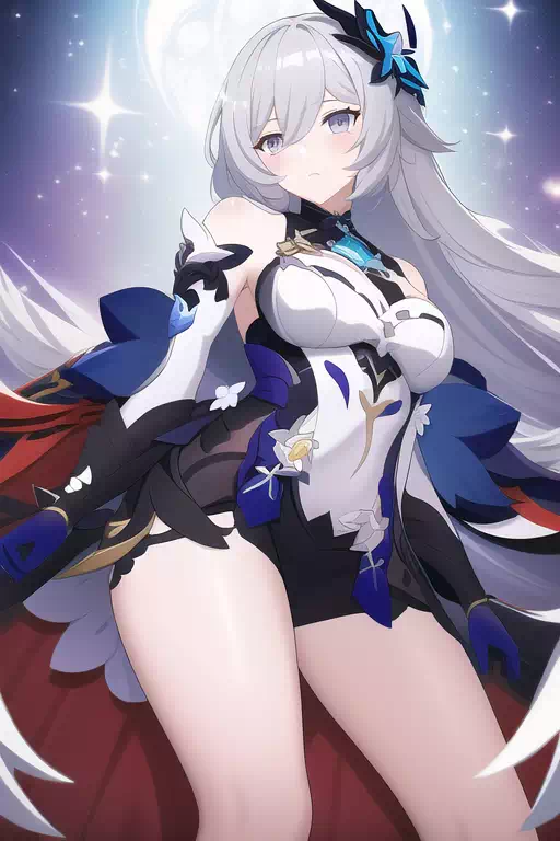 【AI】銀髪の少女