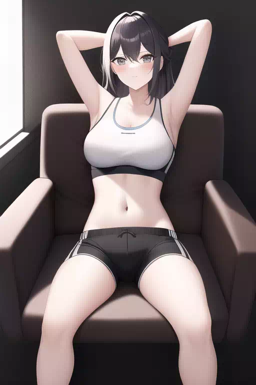 スポーツブラの少女その２