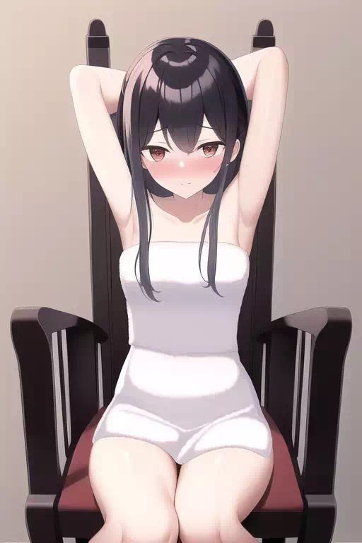 裸タオルの少女その4