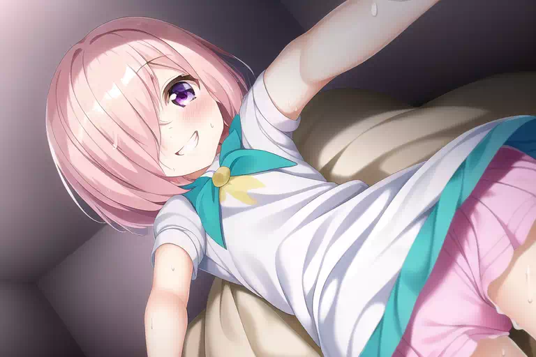 NovelAIで描かれたマシュ・キリエライトッッ