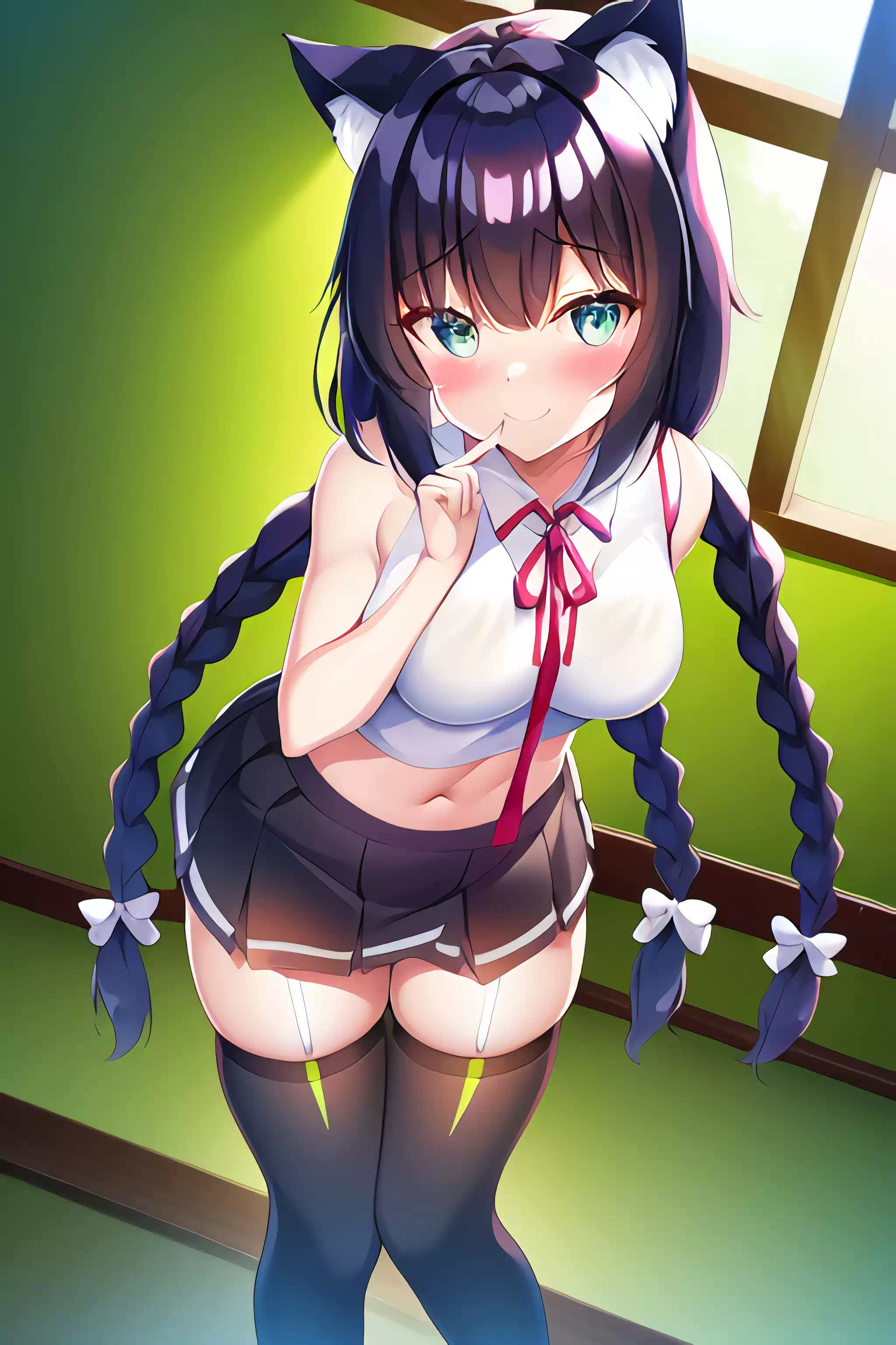 三馬尾?娘
