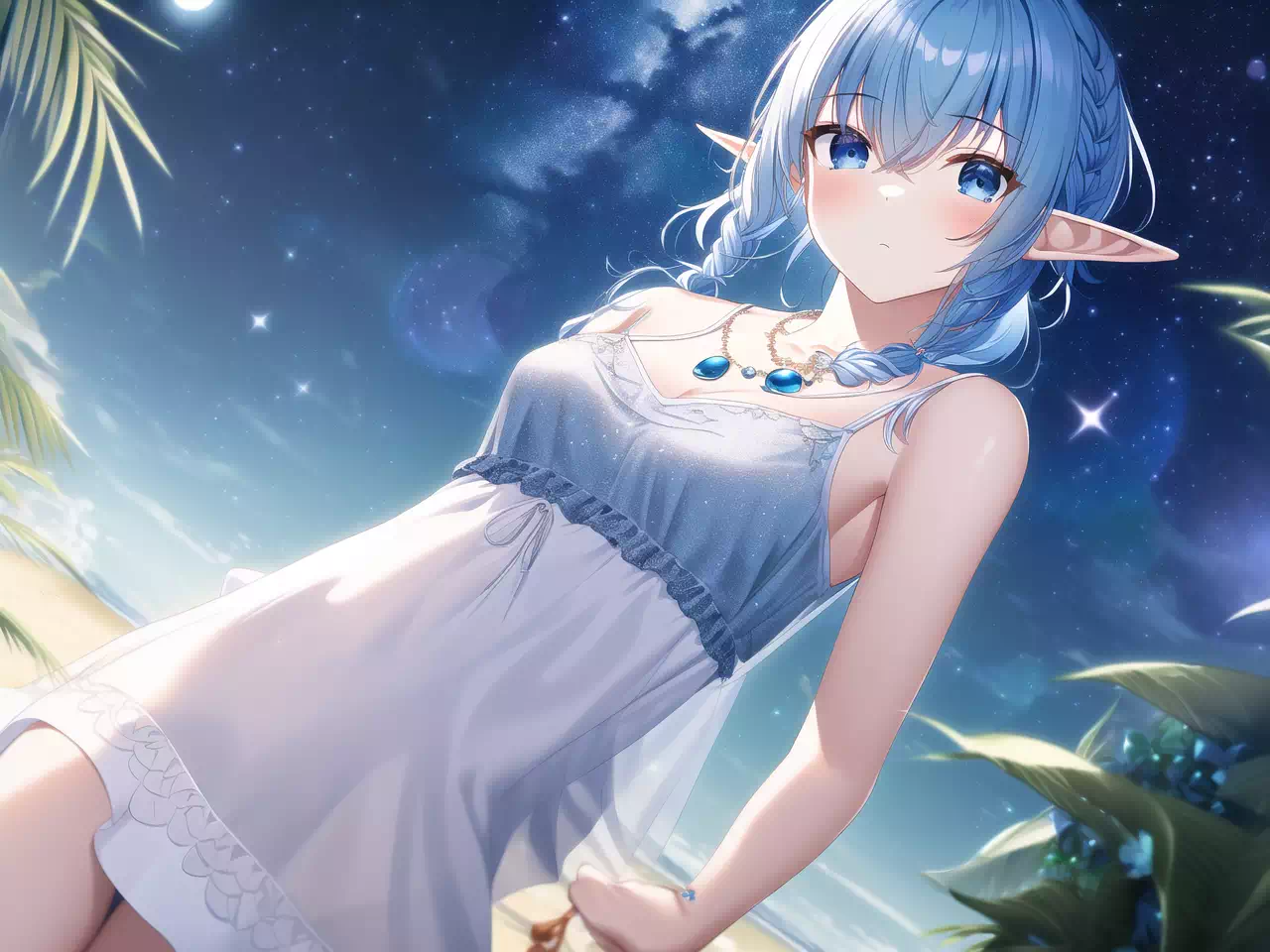 blue elf moonlight