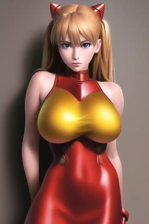 赤いパイロットスーツの女の子