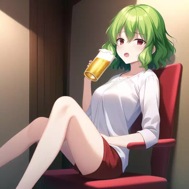 晩酌で今日も勝利するゆうかりん