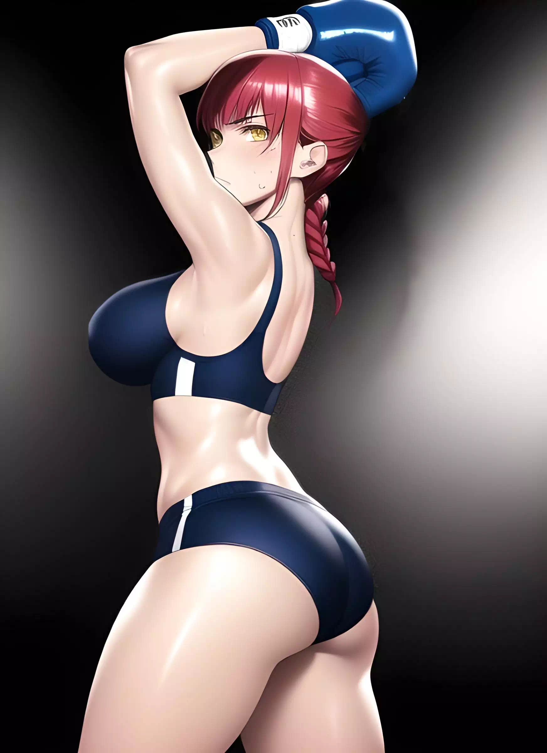 Boxing girl Makima