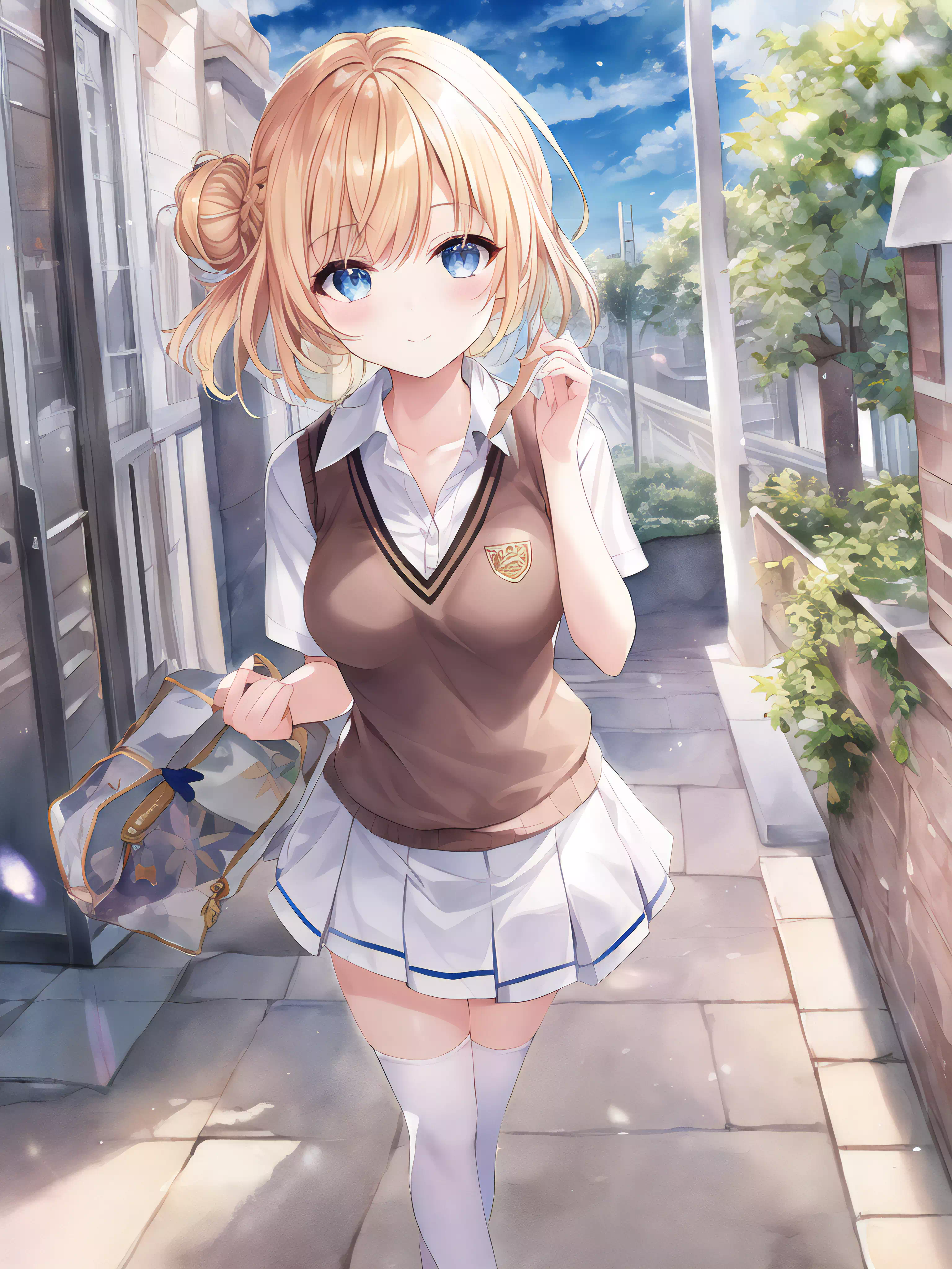 Anything v3.0 金髪ショートの女子高生