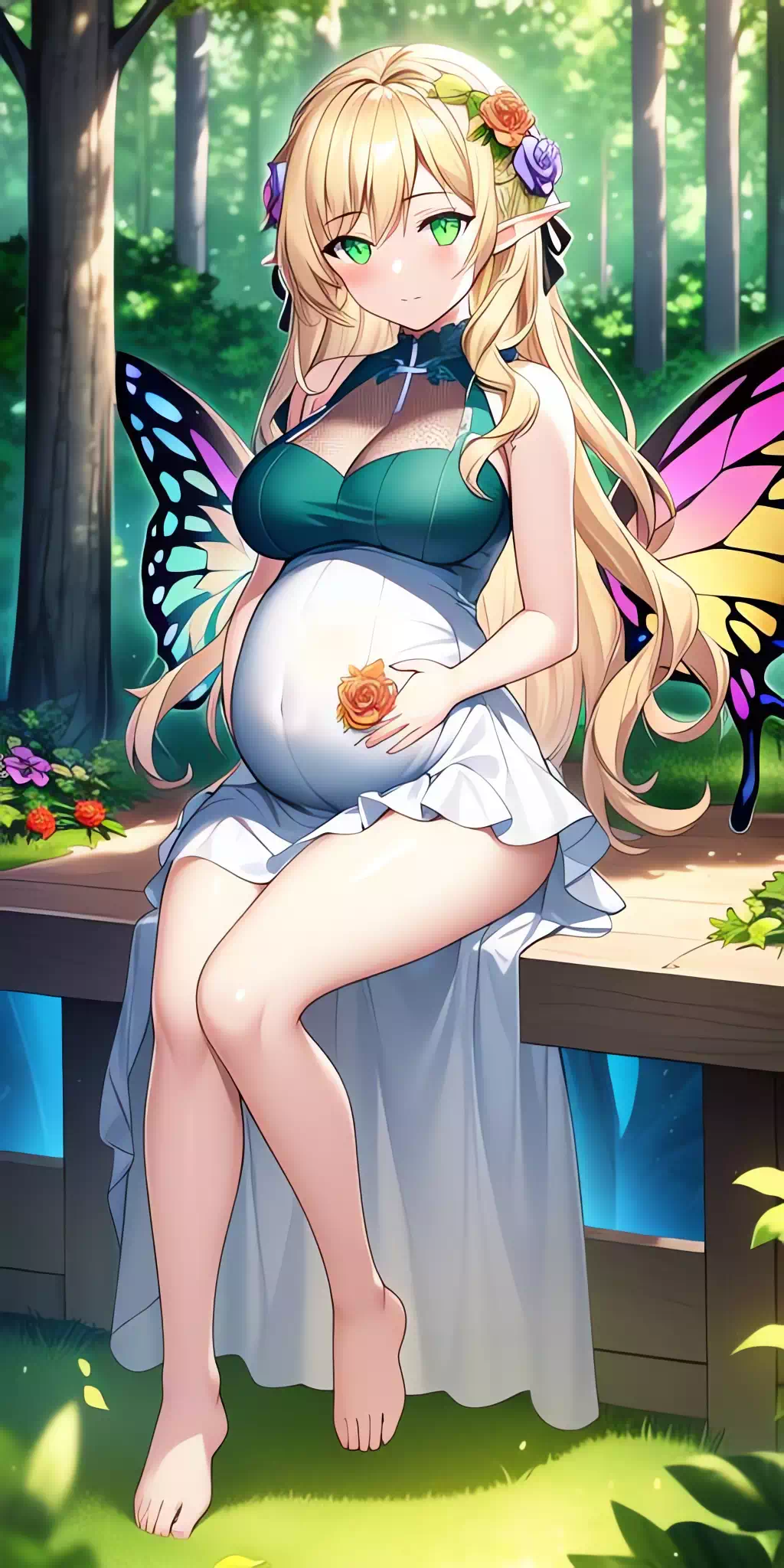 蝴蝶精?少女