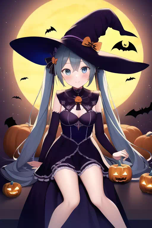 魔女ドレスの初音ミク