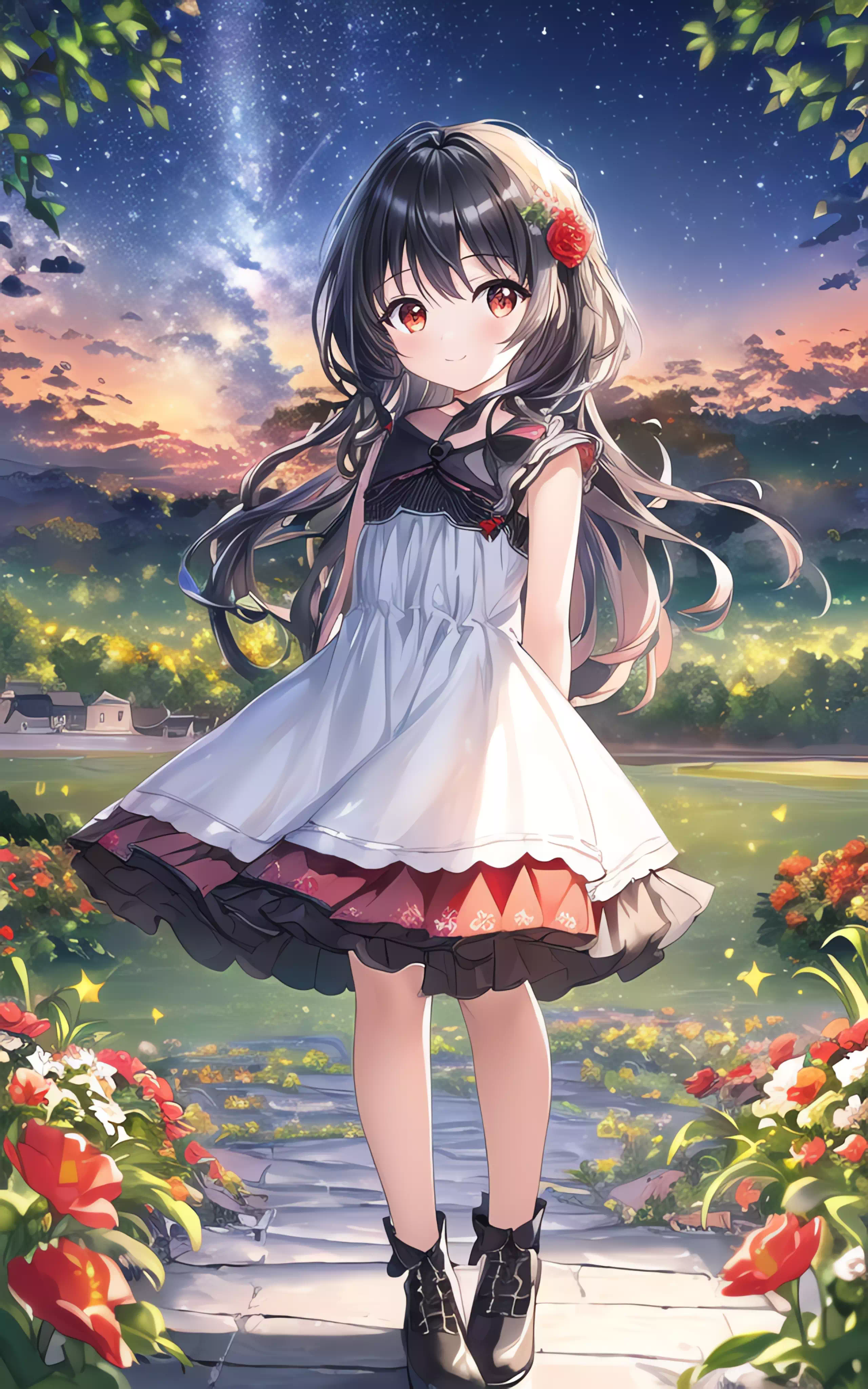 綺麗な黒髪ロリ