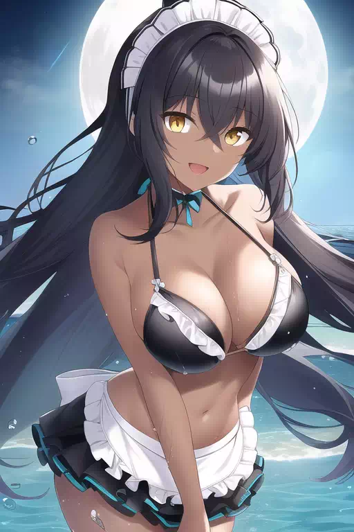 月下メイドビキニカリン