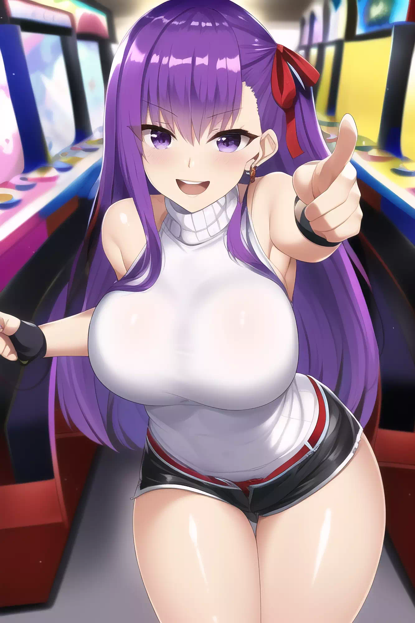白BBとゲーセン