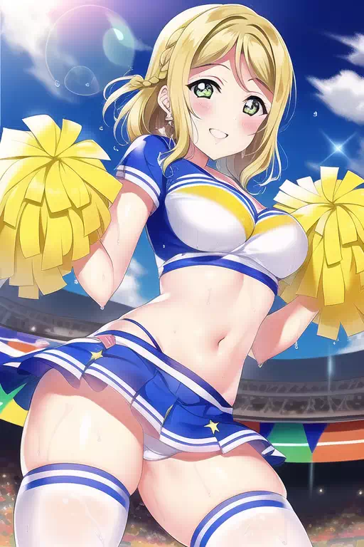 チアガール小原鞠莉