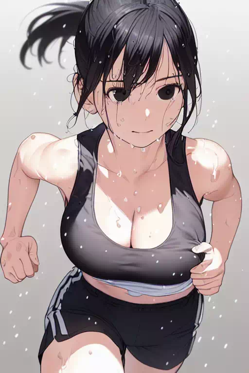 runnig girl