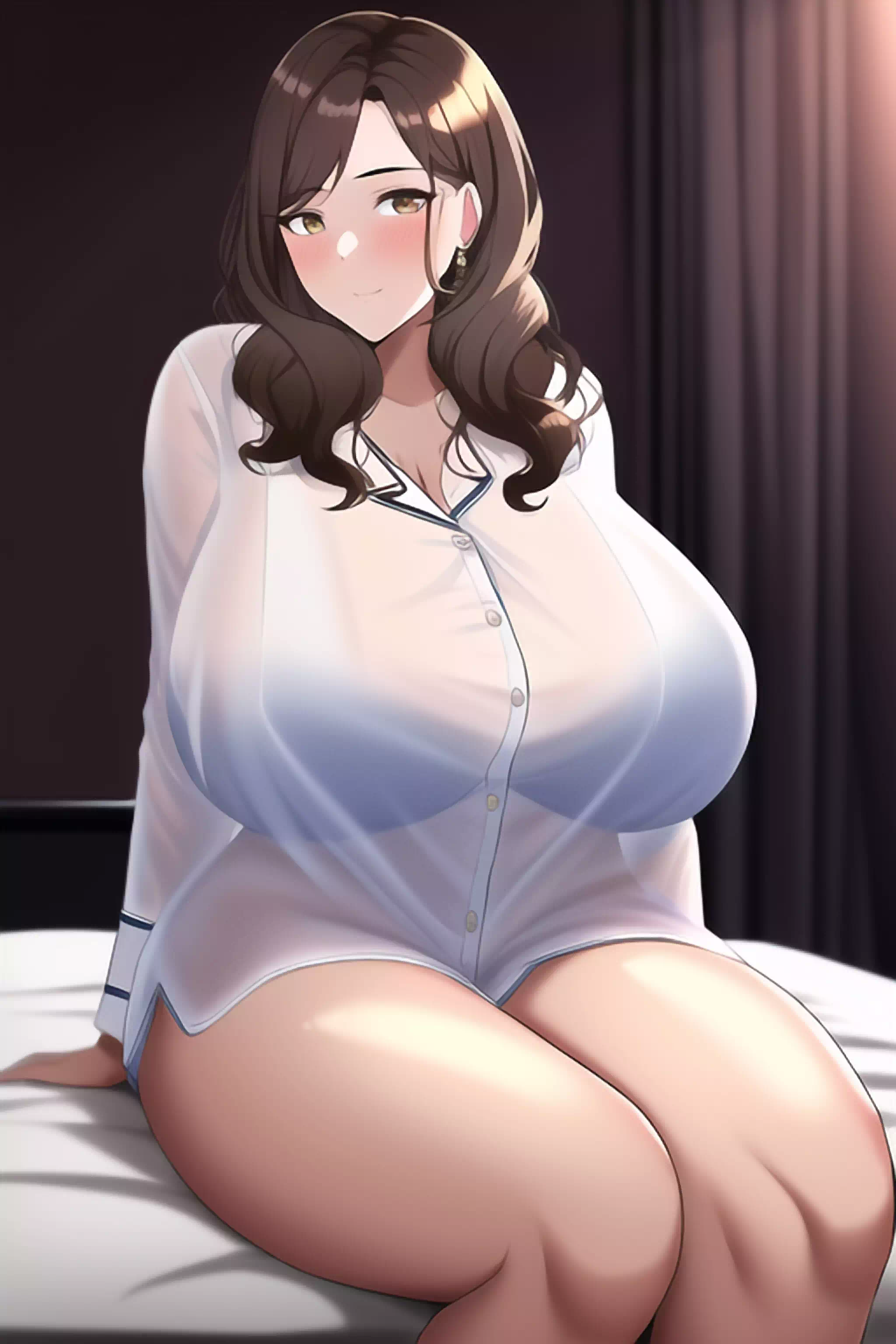 「どうしたの？寝れないの？」