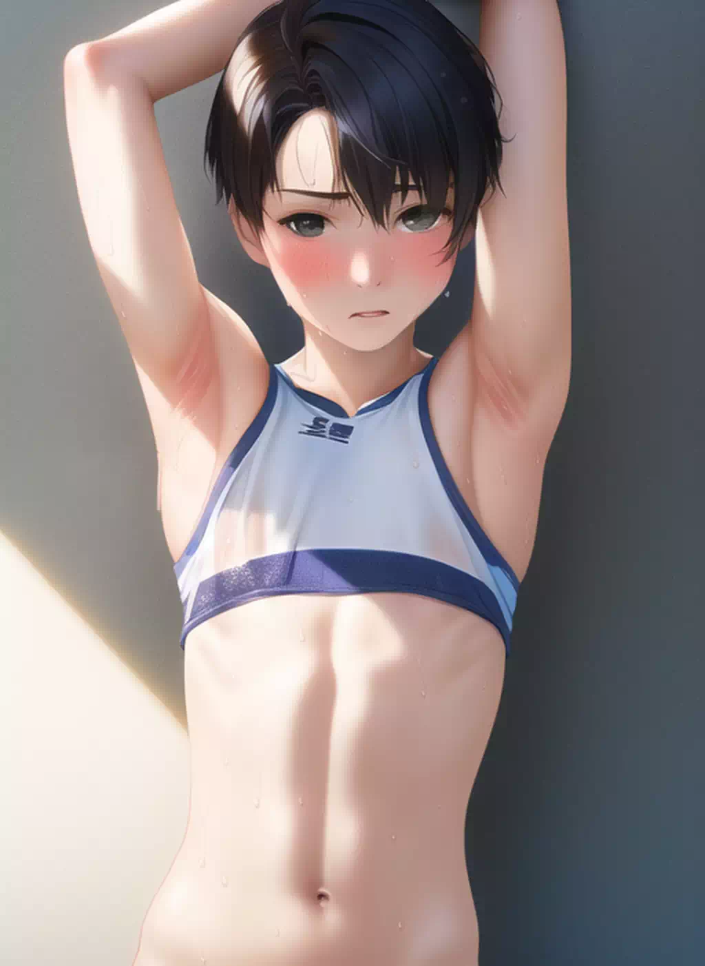 運動後の美少年3
