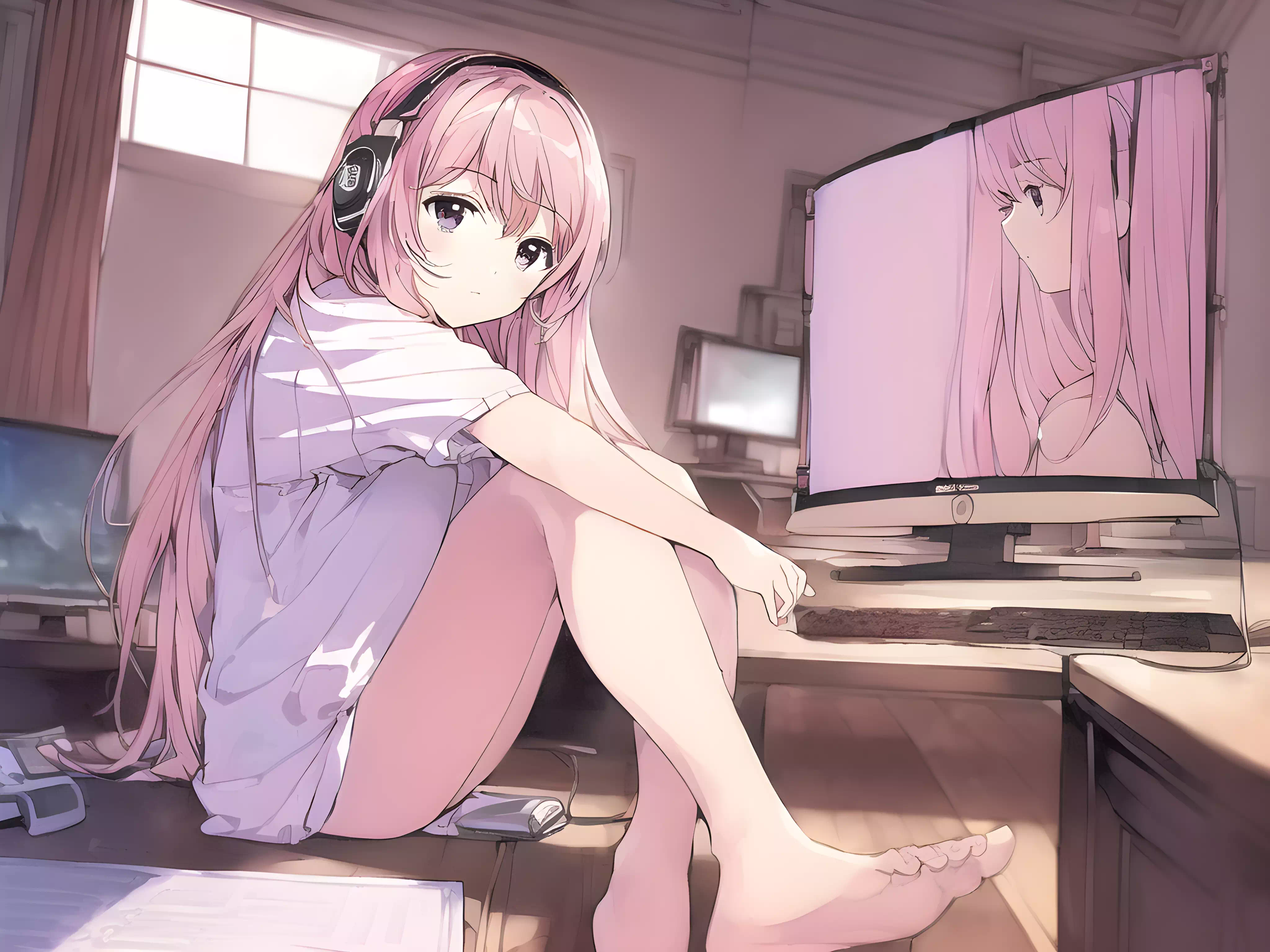 watching anime