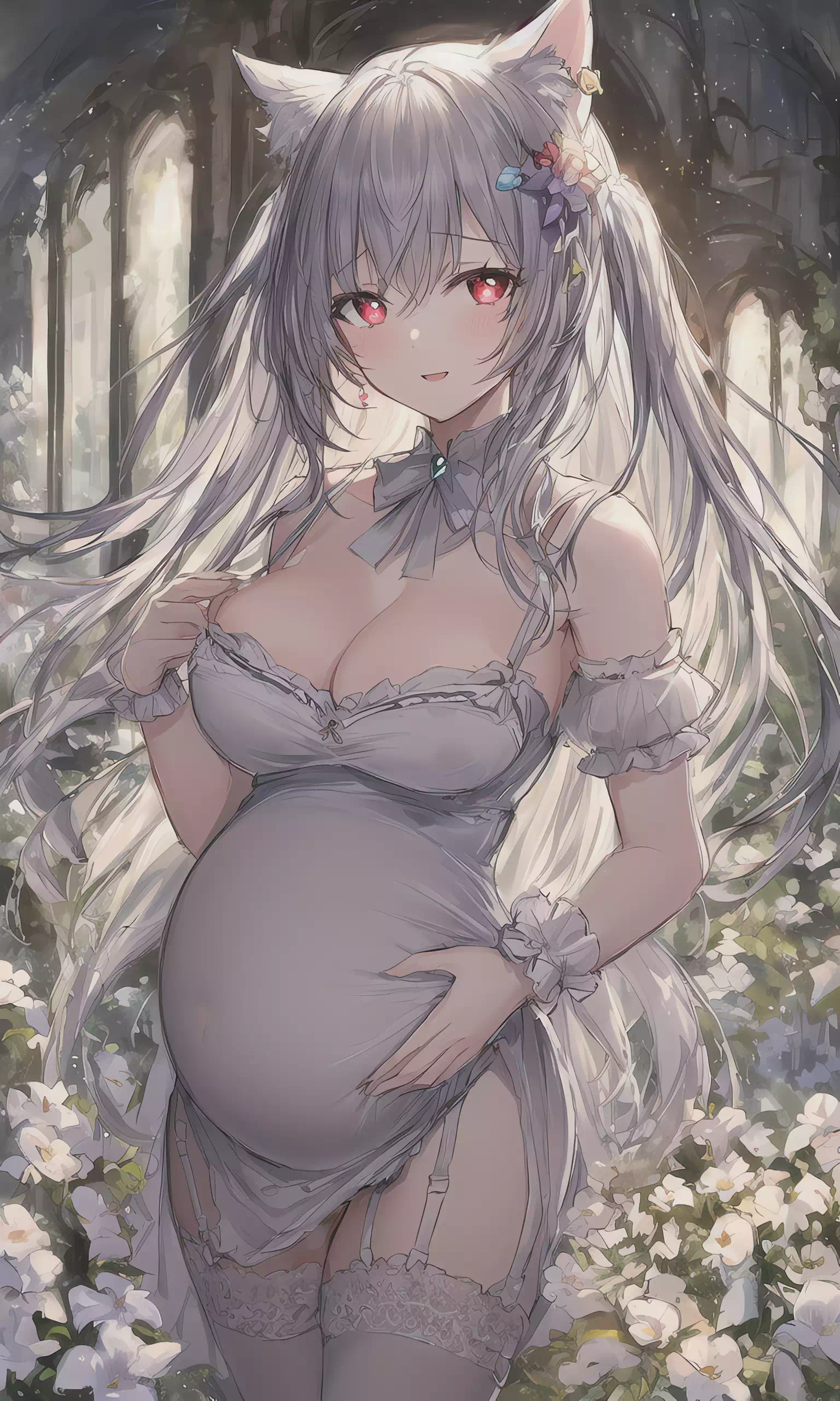 吊?猫娘妊娠中（有史以来最高?量，?一?都是?品）