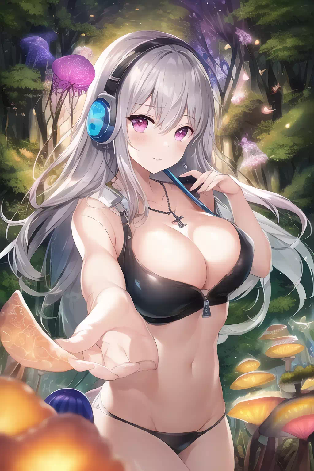 ：)
