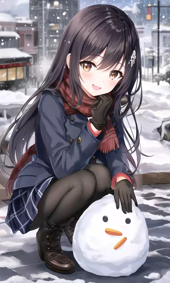 雪だるまを作る