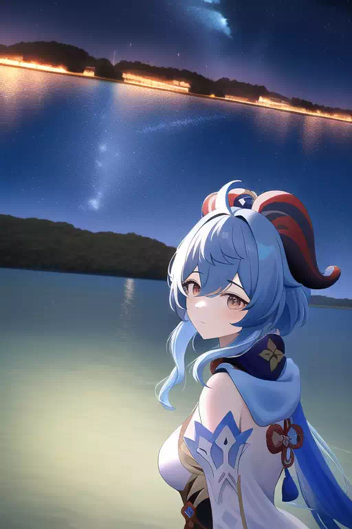 甘雨さんと夜のデート