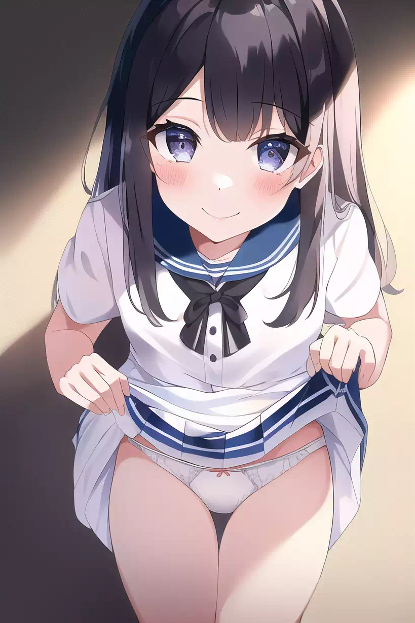 【AI】たくし上目遣い8