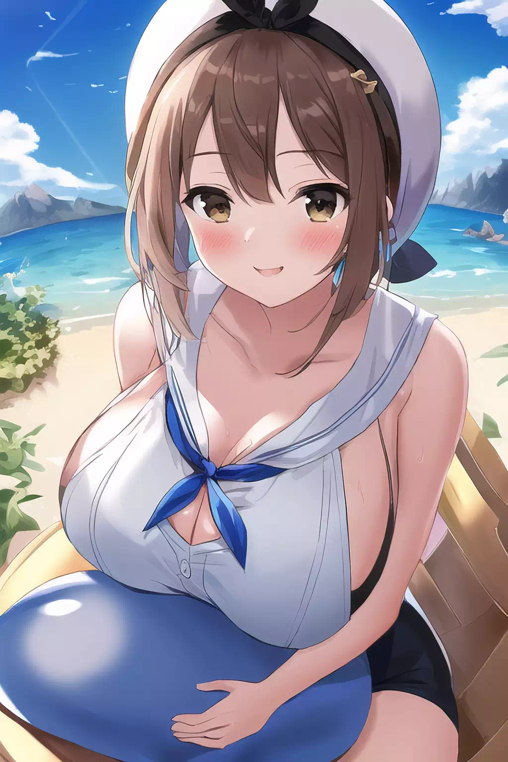 乳のせライザ(AI作)
