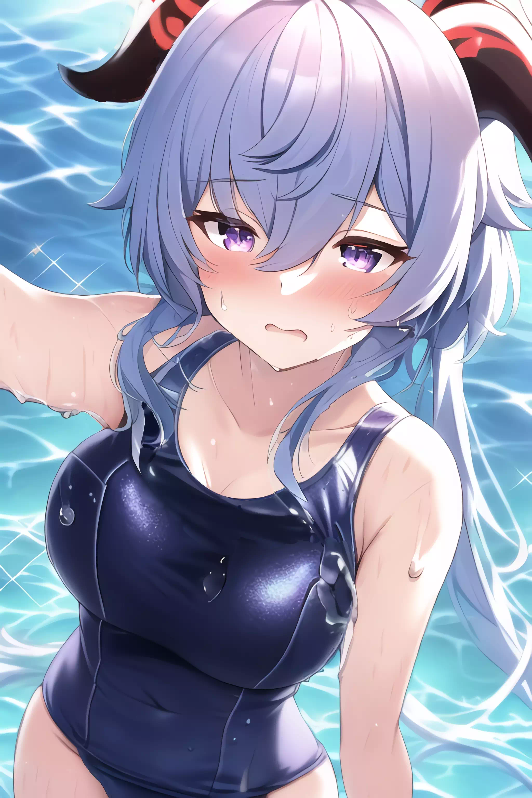 スク水甘雨