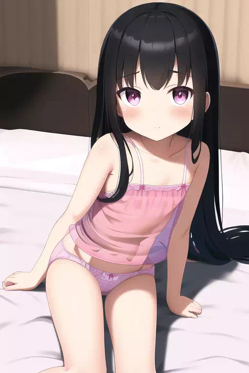 ピンクの下着の女の子 1