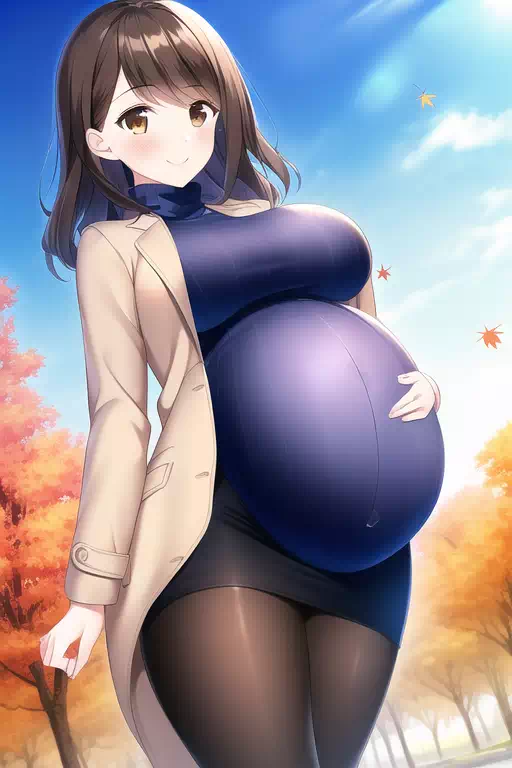妊婦の日常 (秋と冬)